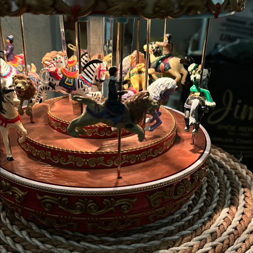 Moving Carousel Music Box🥳🥳❌❌
